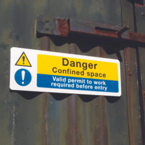 Danger Confined Space Sign