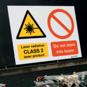 Laser Radiation Hazard Sign