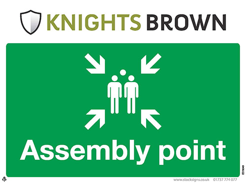 Assembly Point Sign - 4mm Correx, 400 x 300mm