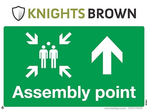 Assembly Point Directional Sign