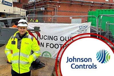 Johnson Controls JCI Safety Sign Case study with Stocksigns Ltd