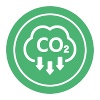 Carbon Emissions Reduction Icon