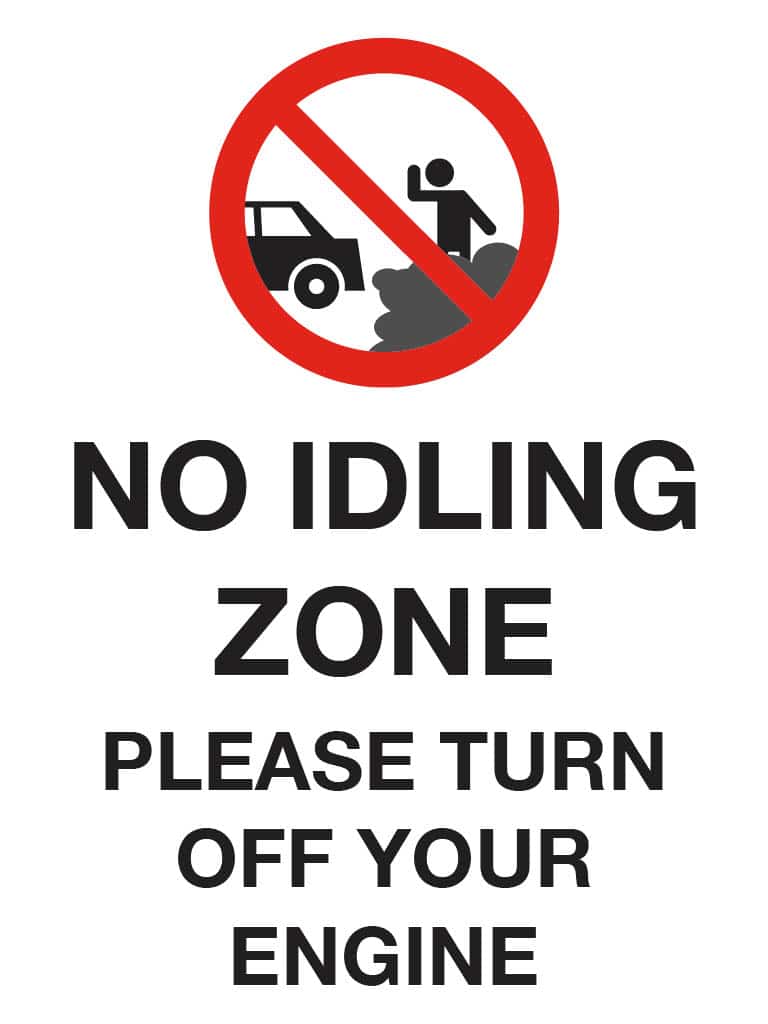 NO IDLING ZONE