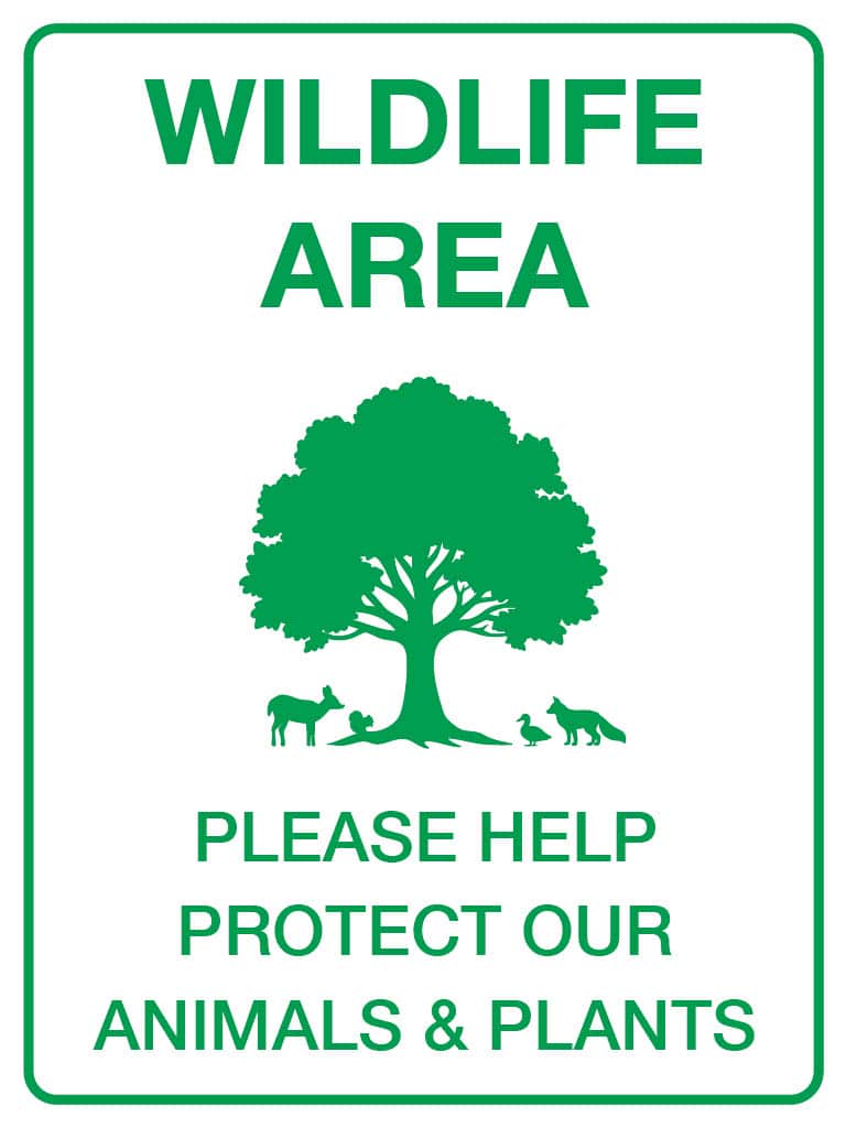 Wildlife Area- Please help protect our animals and plants