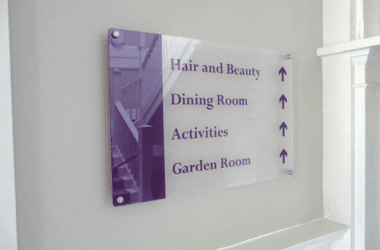 Internal Signage- such as acrylic signs, wayfinding and fire safety and much more!