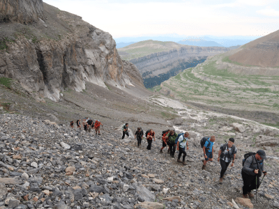 Starting the climb to the Summit Starting the climb to the Summit