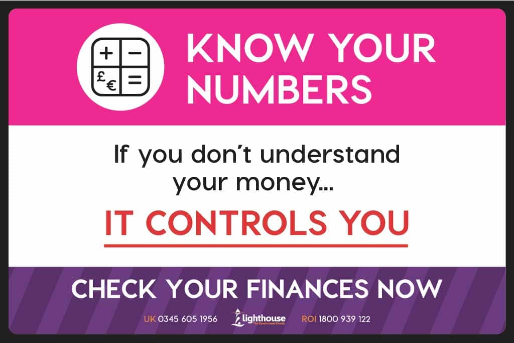 Financial Wellbeing- Know your Numbers- Lighthouse Charity