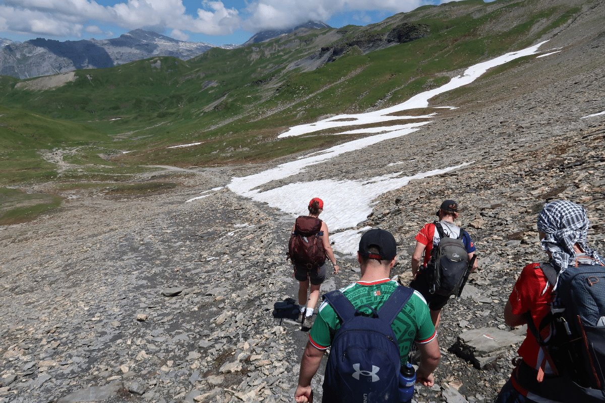 Day One- First big descent Day One- First big descent